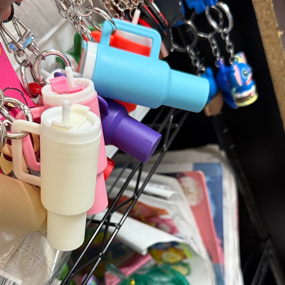 Colorful Mini Tumbler Keychains